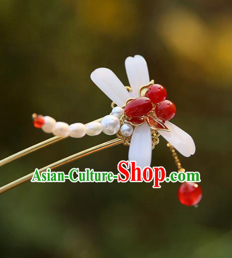 Chinese Ancient Hanfu Handmade Hairpins Dragonfly Hair Clip Hair Accessories for Women