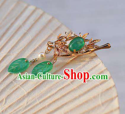 Chinese Ancient Hanfu Handmade Hairpins Golden Hair Claw Hair Accessories for Women