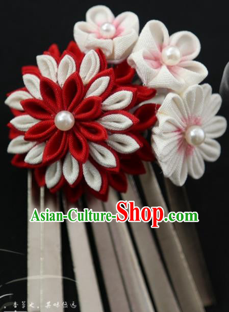 Traditional Asian Japan Courtesan Hair Accessories Hairpins Japanese Kimono Headwear for Women