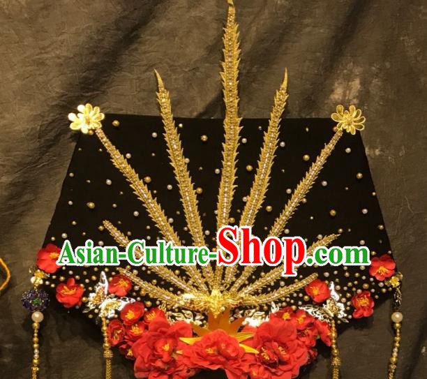 Top Grade China Ancient Deluxe Palace Hair Accessories Headdress Halloween Stage Performance Headwear for Women