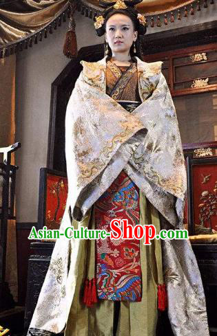 Ancient Chinese Tang Dynasty Empress Hanfu Dress Replica Costume for Women