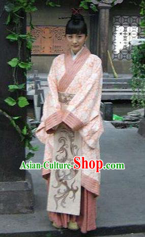 Ancient Chinese Qin Dynasty Palace Princess Ying Ling Dress Replica Costume for Women