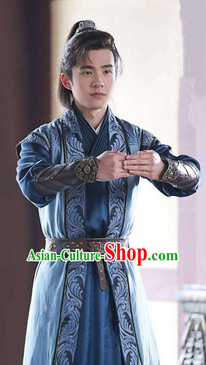 Nirvana in Fire Chinese Ancient Liang State Young Swordsman Xiao Pingjing Replica Costume for Men