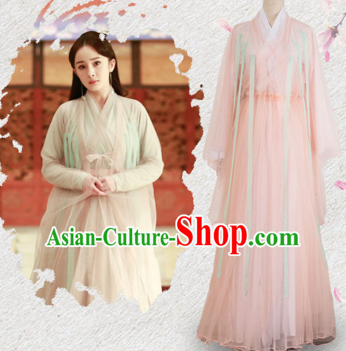 Chinese Han clothing Hanzhuang TV Drama Once Upon a Time Historical Dress for Women