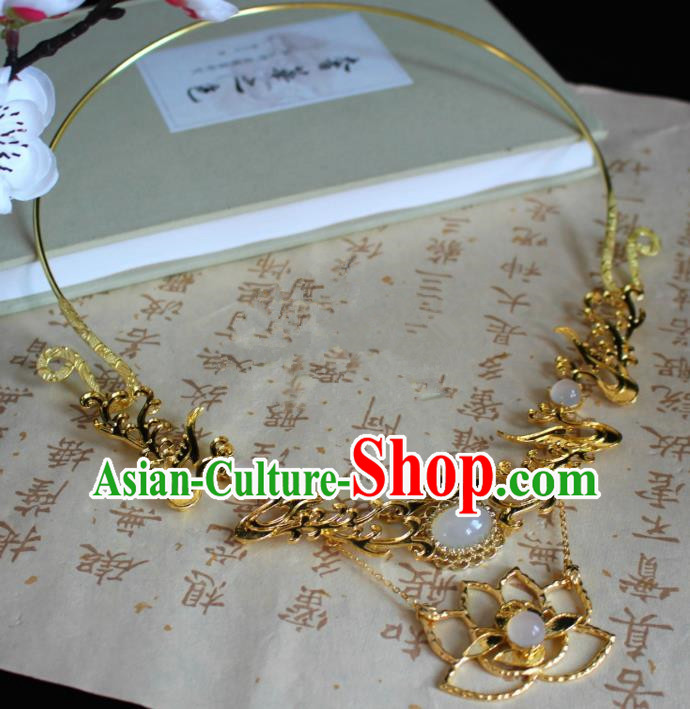 Chinese Handmade Classical Accessories Phoenix Necklace Hanfu Necklet for Women