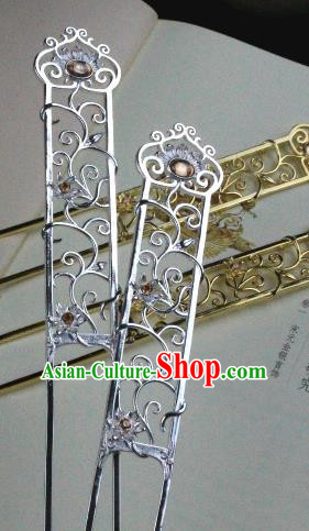 Chinese Handmade Classical Hair Accessories Hairpin Crystal Hair Stick Hanfu Hairpins for Women