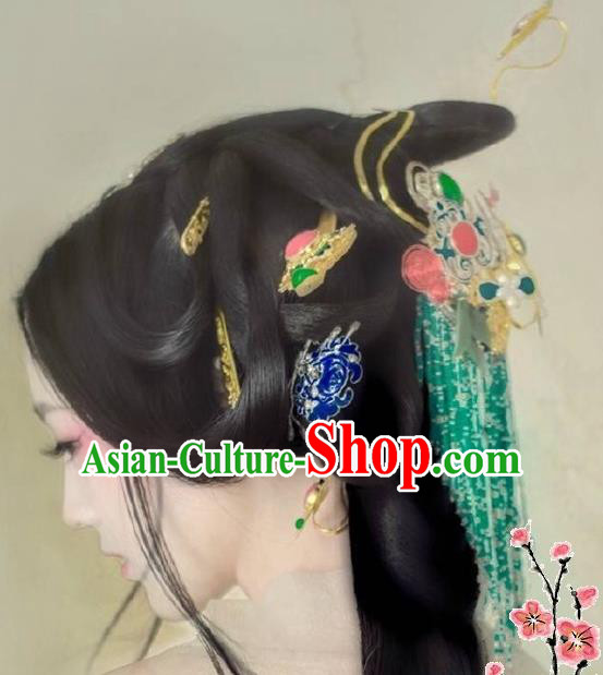 Chinese Ancient Style Hair Jewelry Accessories Cosplay Hairpins Headwear Headdress for Women