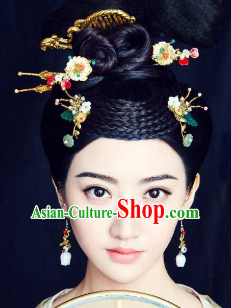 Traditional Chinese Ancient Palace Lady Hair Accessories Phoenix Coronet Hairpins for Women