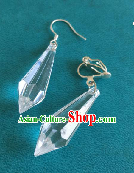 Traditional Chinese Ancient Jewelry Accessories Crystal Earrings for Women