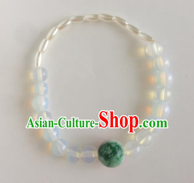 Traditional Chinese Ancient Jewelry Accessories Jade Beads Bracelets for Women