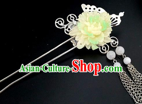 Traditional Chinese Ancient Wedding Hair Accessories Butterfly Flowers Hairpins for Women