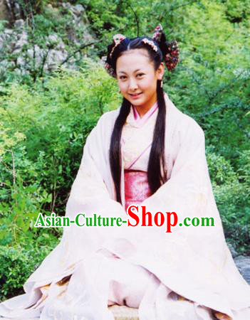 Traditional Ancient Chinese Han Dynasty Palace Lady Hanfu Dress Replica Costume for Women