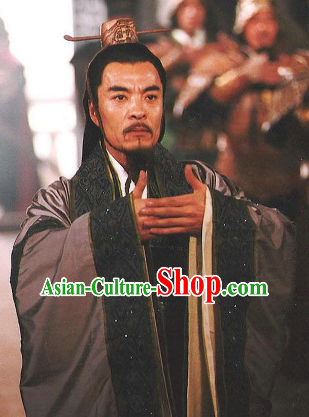 Chinese Ancient Qin Dynasty Politician Prime Minister Li Si Replica Costume for Men