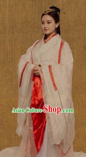 Traditional Chinese Ancient Chu Kingdom Princess Dress Embroidered Replica Costume for Women