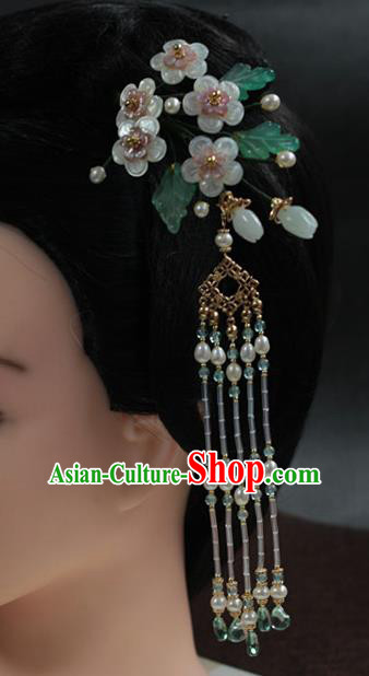 Traditional Chinese Ancient Tassel Step Shake Classical Hair Accessories Handmade Hairpins for Women