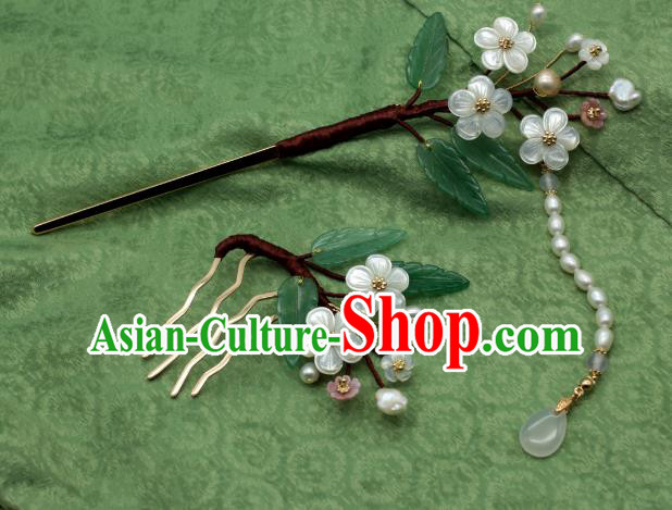 Traditional Chinese Ancient Hair Accessories Handmade Tassel Hairpins for Women