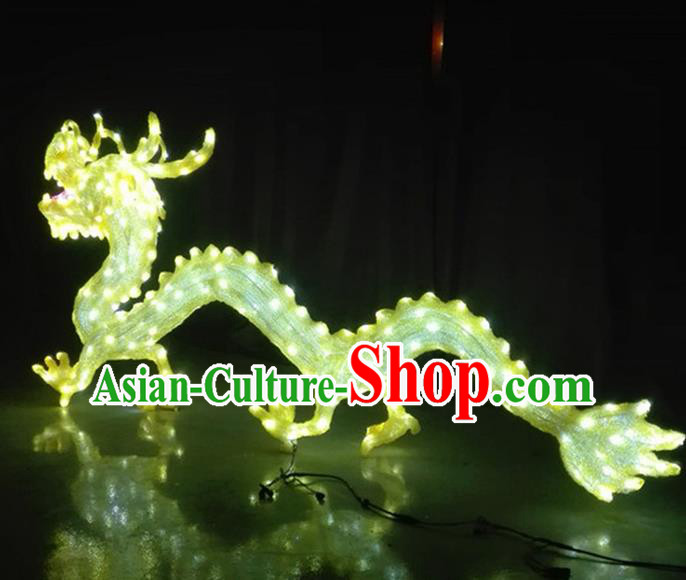 Traditional Handmade Chinese Zodiac Dragon Electric LED Lights Lamps Lamp Decoration
