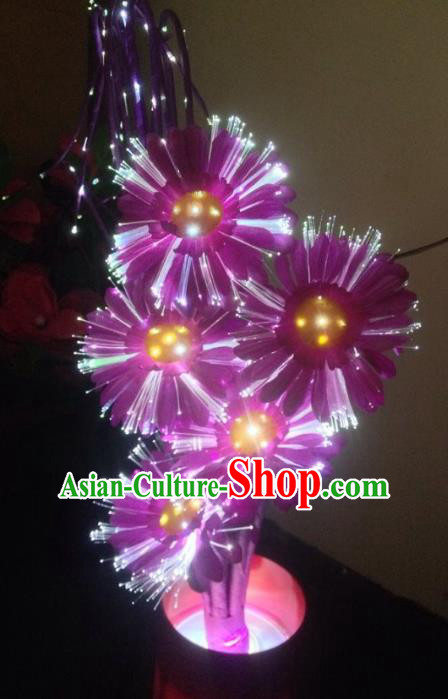 Traditional Handmade Chinese Daisy Lanterns Electric LED Lights Lamps Desk Lamp Decoration