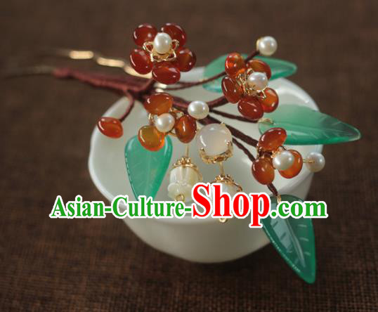 Traditional Chinese Ancient Hair Clip Hair Accessories Handmade Hanfu Hairpins for Women