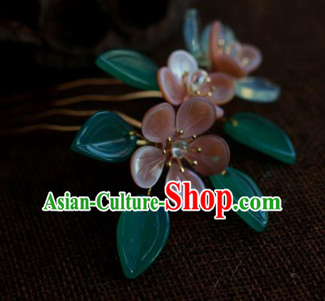Traditional Chinese Ancient Flowers Hair Comb Hair Accessories Handmade Hanfu Hairpins for Women