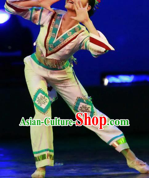 Chinese Traditional Folk Dance Classical Dance Costume, China Stage Performance Clothing for Women