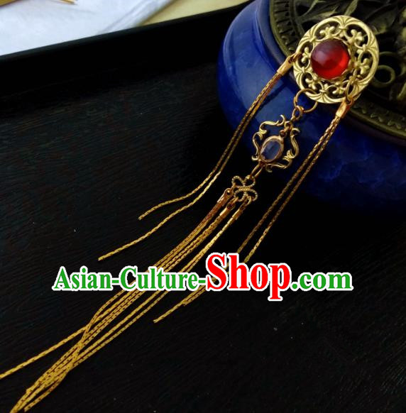 Chinese Traditional Ancient Hair Accessories Classical Brass Hairpins Hanfu Hair Stick for Women