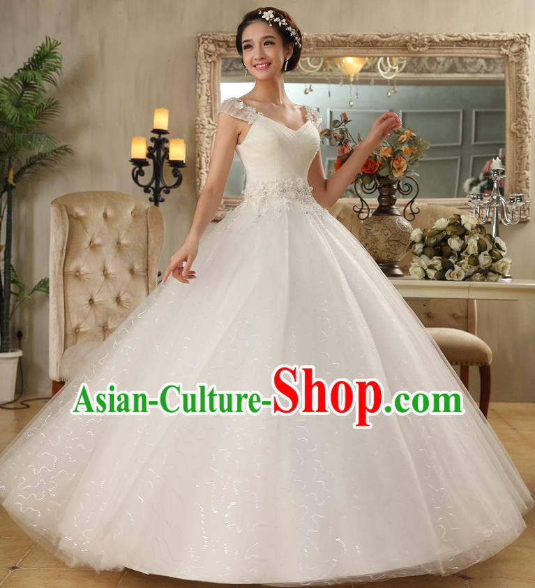 Top Grade Advanced Customization Wedding Dress Bridal Veil Cocktail Dress Princess Dress Wedding Gown Costume for Women