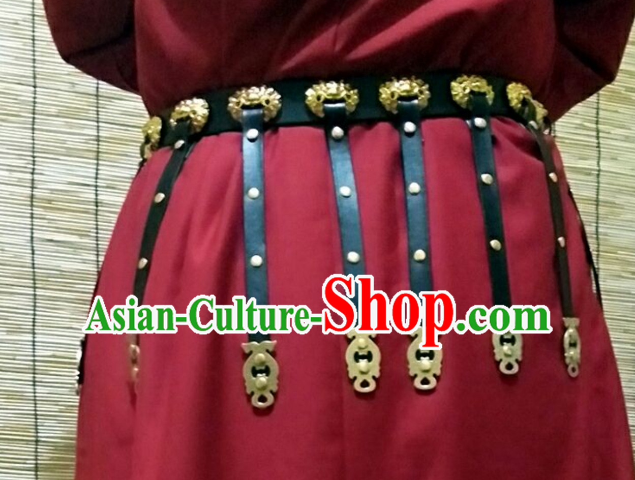 Ancient Chinese People Handmade Long Belt Set to Go with Long Robe