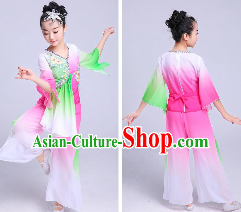 Children Stage Performance Costume Catwalks Folk Dance Clothing Classical Dance Dress