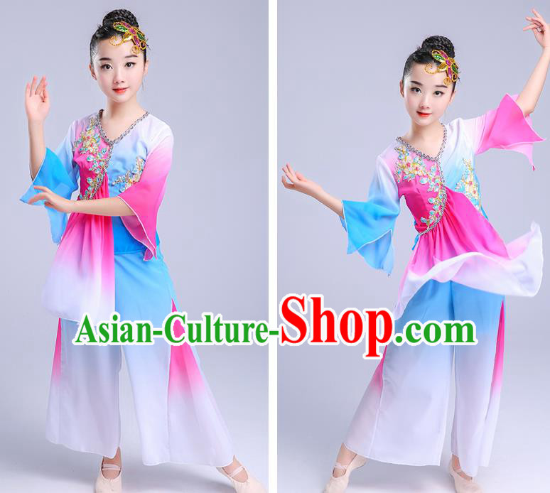 Children Stage Performance Costume Catwalks Folk Dance Clothing Classical Dance Dress