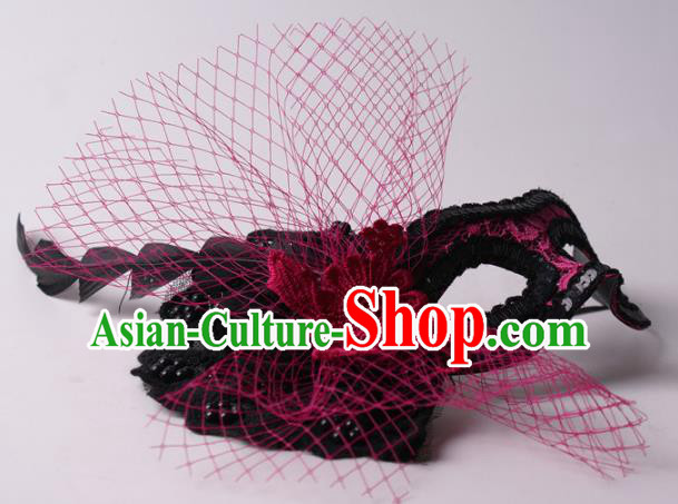 Halloween Fancy Ball Props Exaggerated Face Mask Stage Performance Accessories Veil Masks