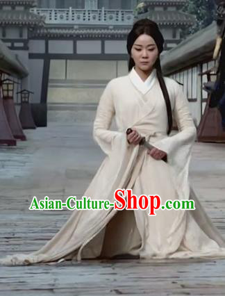 Chinese Teleplay Tribes and Empires Storm of Prophecy Ancient Palace Lady Embroidered Costumes for Women