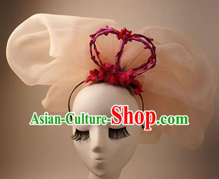 Top Grade Catwalks Hair Accessories Royal Crown Halloween Stage Performance Hair Clasp Modern Fancywork Headwear