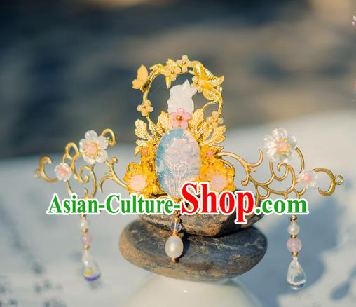 China Ancient Hair Accessories Hanfu Phoenix Coronet Step Shake Chinese Classical Hairpins for Women