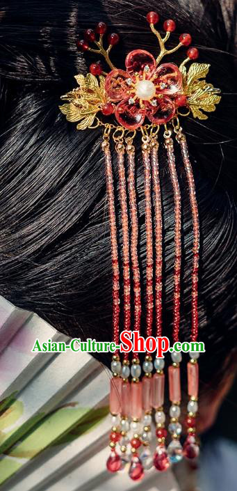 China Ancient Hair Accessories Hanfu Tassel Hair Claw Chinese Classical Hairpins for Women
