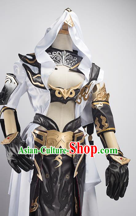 Traditional China Cosplay Swordsman Kawaler Costumes Chinese Ancient Knight-errant Clothing for Men