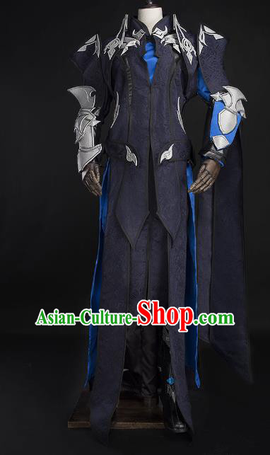 Traditional China Cosplay Swordsman Costumes Chinese Ancient Kawaler Knight-errant Clothing for Men