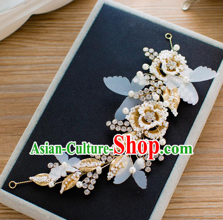 Top Classical Bride Hair Accessories Wedding Beads Hair Stick Headwear for Women