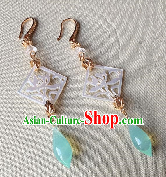 Traditional Handmade Chinese Ancient Classical Accessories Tassel Hanfu Earrings for Women