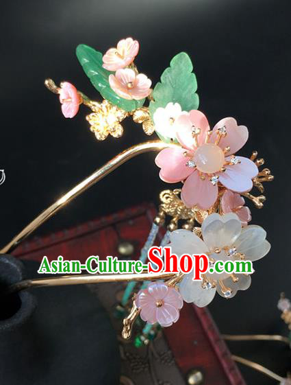 Traditional Handmade Chinese Ancient Classical Hair Accessories Flowers Hairpins Hair Stick for Women