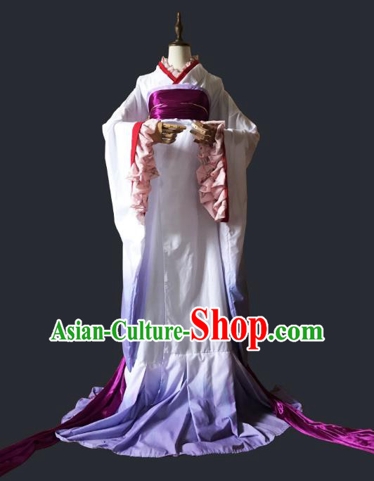 Chinese Ancient Cosplay Swordsman Hanfu Dress Tang Dynasty Princess Costume for Women