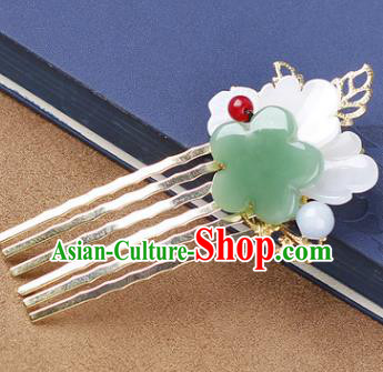 Chinese Traditional Handmade Hair Accessories Ancient Hairpins Hanfu Shell Hair Comb for Women