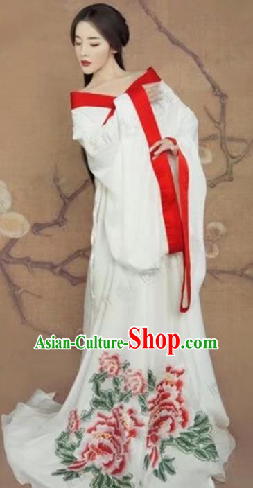 Chinese Ancient Imperial Concubine Hanfu Dress Traditional Tang Dynasty Imperial Consort Costume for Women