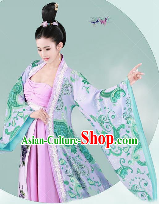 Chinese Traditional Tang Dynasty Imperial Consort Hanfu Dress Ancient Palace Lady Costume for Women