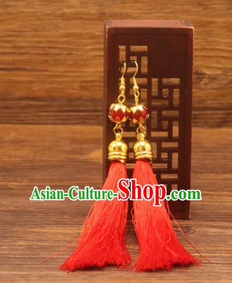 Traditional Chinese Jewelry Accessories Ancient Hanfu Earrings for Women