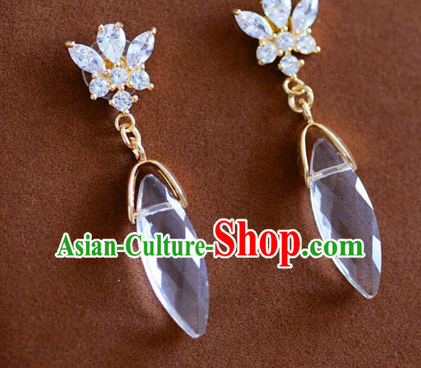 Top Grade Handmade Jewelry Accessories Ancient Crystal Earrings for Women