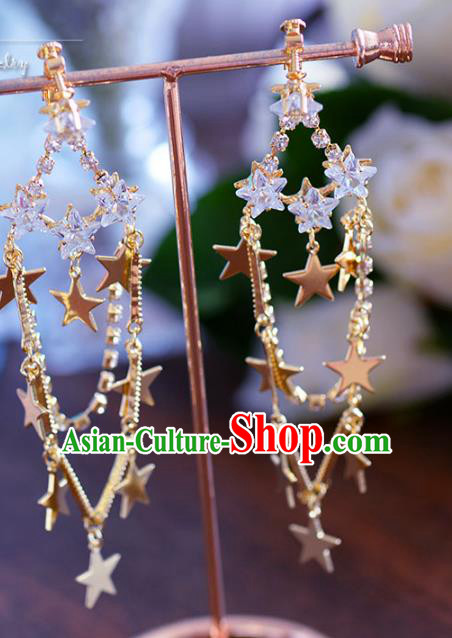 Top Grade Handmade Jewelry Accessories Ancient Crystal Zircon Earrings for Women