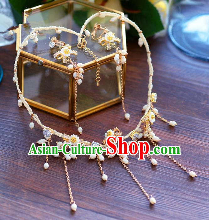 Top Grade Handmade Jewelry Accessories Ancient Tassel Necklace for Women