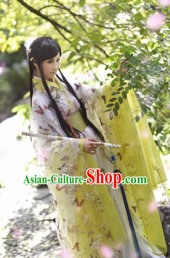 Chinese Ancient Palace Lady Hanfu Han Dynasty Imperial Concubine Queen Embroidered Historical Costumes for Women