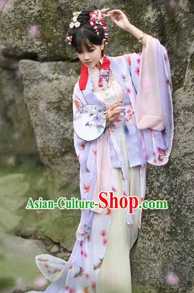 Chinese Ancient Costume Nobility Lady Hanfu Dress Song Dynasty Princess Costume for Women